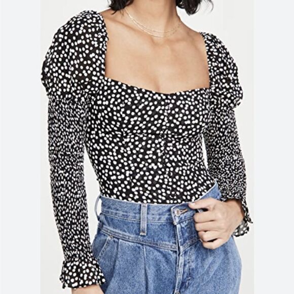 Reformation Tops - REFORMATION Augustine Top
Pearl Print